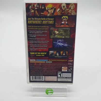 Naruto Ultimate Ninja Heroes (Sony PlayStation Portable PSP, 2007)