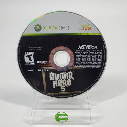 Guitar Hero 5 (Microsoft Xbox 360, 2009) Disc Only