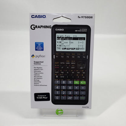 New Casio Graphing Calculator FX-9750GIII