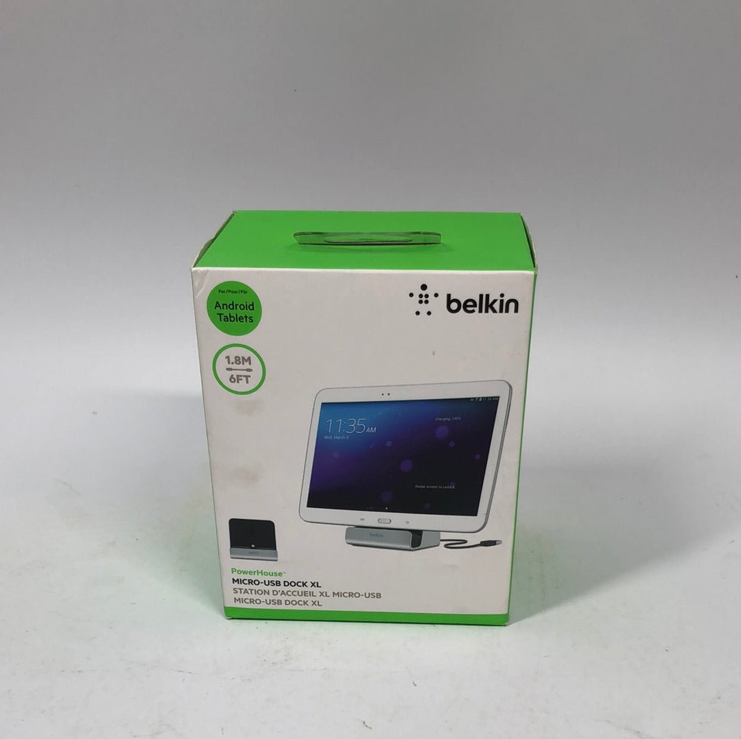 New Belkin PowerHouse Micro-USB Dock XL Tablet Dock