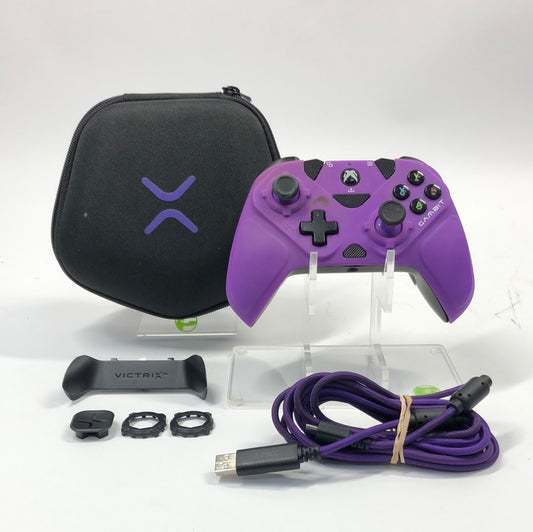 Broken Victrix Gambit Dual Core Tournament Controller Xbox Series X|S/One White/Purple
