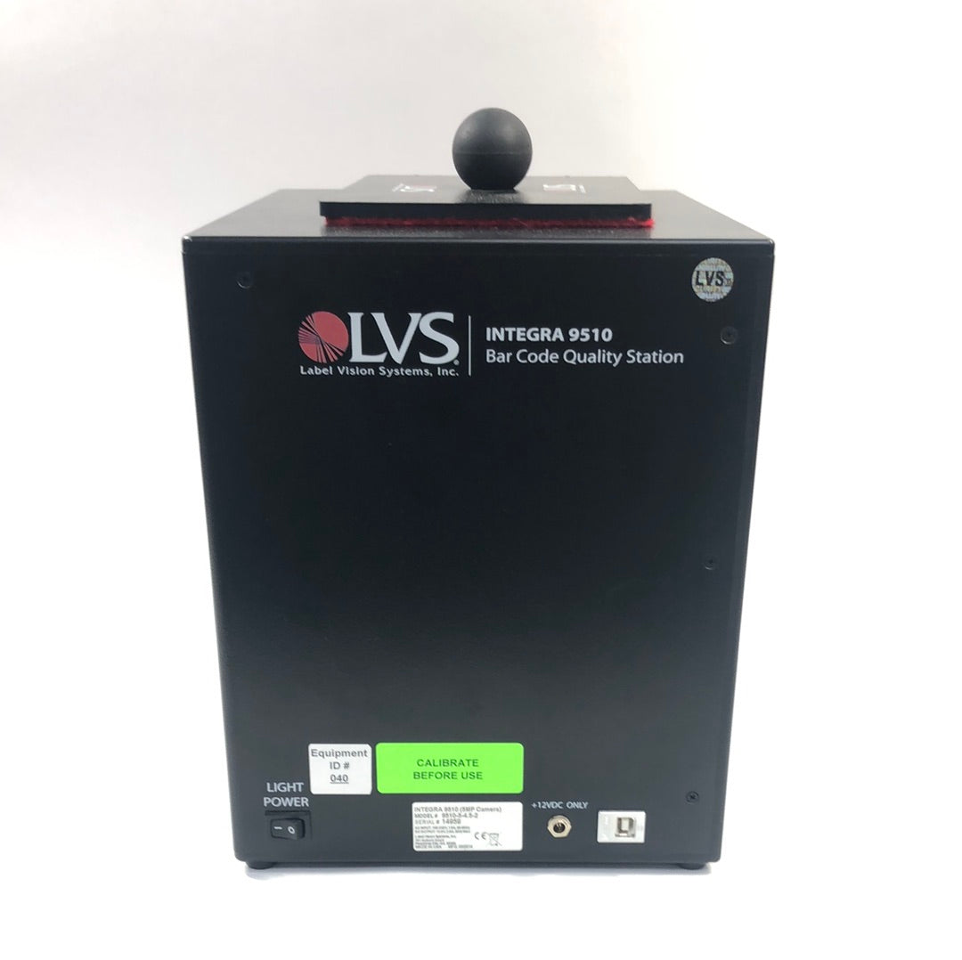 LVS Integra Omron Microscan 9510 Barcode Quality Station 07551-20