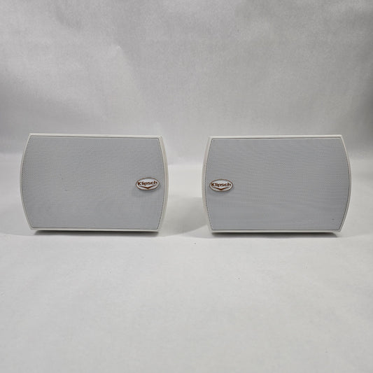 Klipsch AW-650 Indoor/Outdoor Speakers White Missing Mounting Brackets