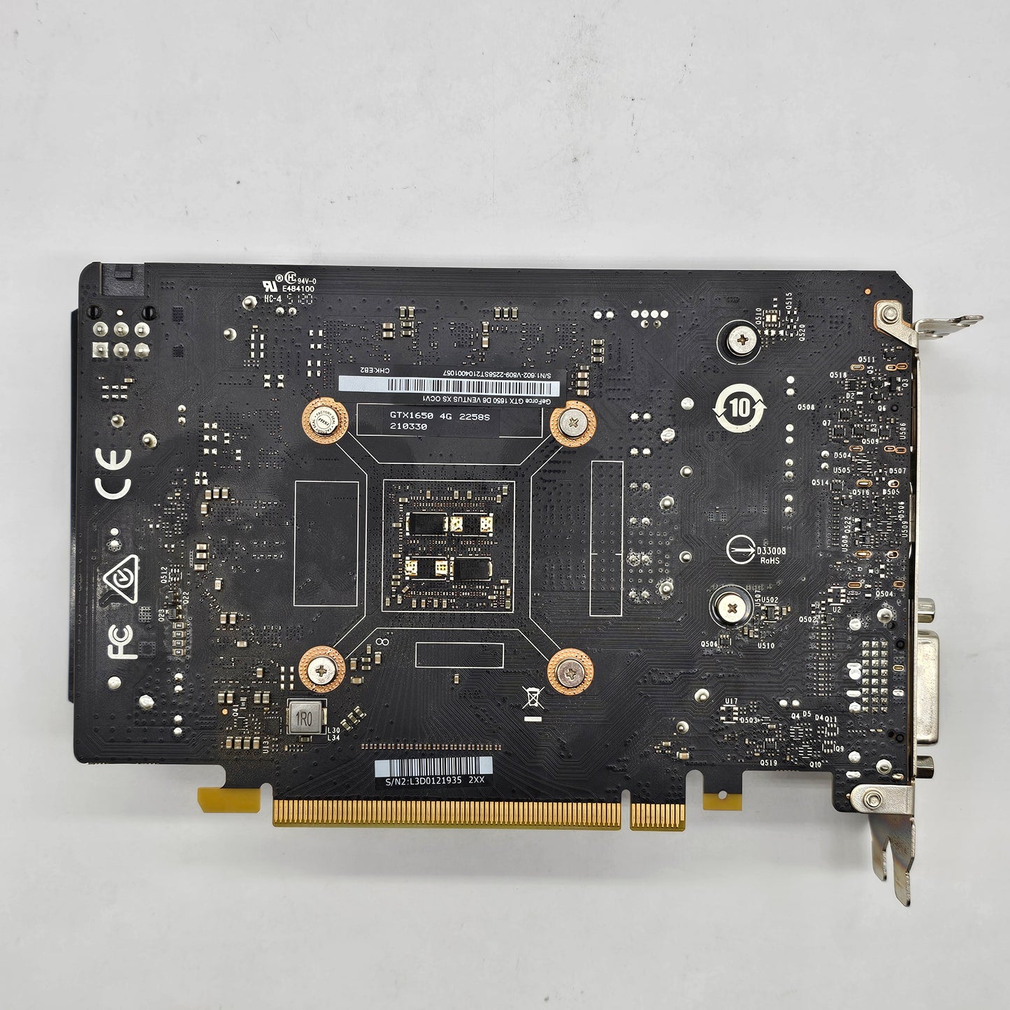 MSI GeForce GTX 1650 D6 VENTUS XS OCV1 4GB GDDR6 Graphics Card